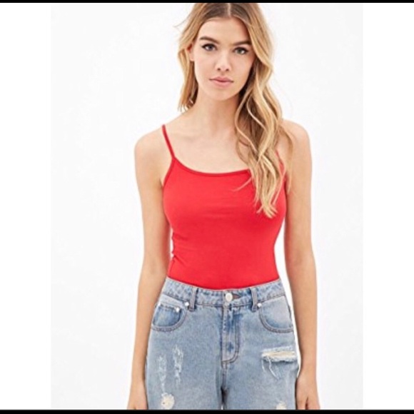 Zara red tank top Clearance